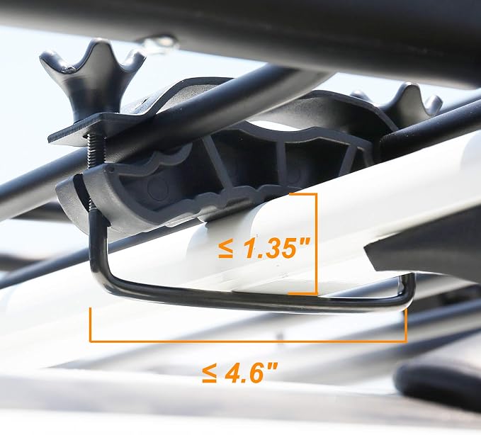 XCAR 64"x 39"x 4" Universal Roof Rack Basket Black - Image 2