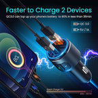 Upgraded V5.3 FM Bluetooth Transmitter, Siri Google Assistant - Image 2