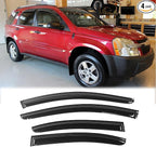 94319 Sunproof Waterproof Side Window Wind Deflector Window Visor fit by Puermto