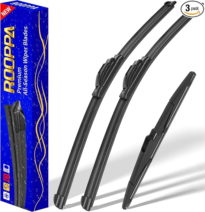 3 wipers Replacement for 2017-2022 KIA Sportage/2019-2021 2022 2023 Hyundai by ROOPPA