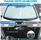 KUST Windshield Sun Shade for 2024 2025 2026 Toyota Grand Highlander - Image 3