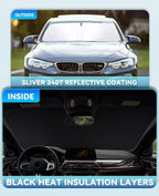 Sun Shade Car Windshield Sunshade - Image 4