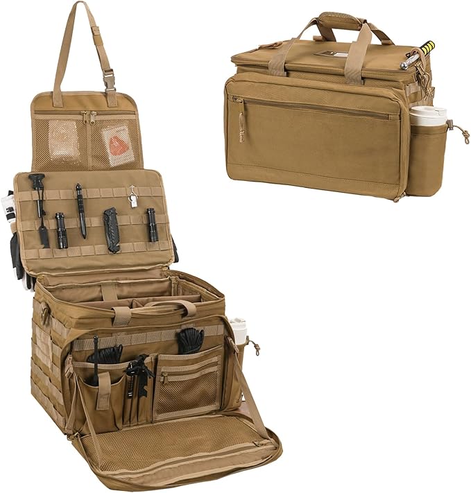 Patrol Bag Law Enforcement, Police Gear Car Front Seat Vehicle Organizer Bags by Tidyyourlife