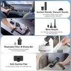 Car Vacuum Portable Cordless, Mini Handheld Vacuum Cleaner - Image 3