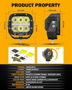 Auxbeam 5" LED Offroad Light - Image 2