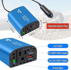 150W Car Power Inverter DC 12V to 110V AC Car Plug Outlet Adapter - Image 4
