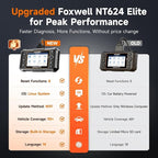 FOXWELL NT624 Elite OBD2 Scanner Upgraded from NT614Elite & NT604Elite Code - Image 7
