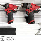 Spartan Mounts Wall Hook for Milwaukee M12 Tools Left - Image 4