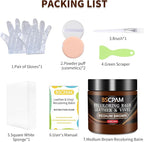 Medium Brown Leather Recoloring Balm, Leather Couch Scratch/Stain Remover - Image 6