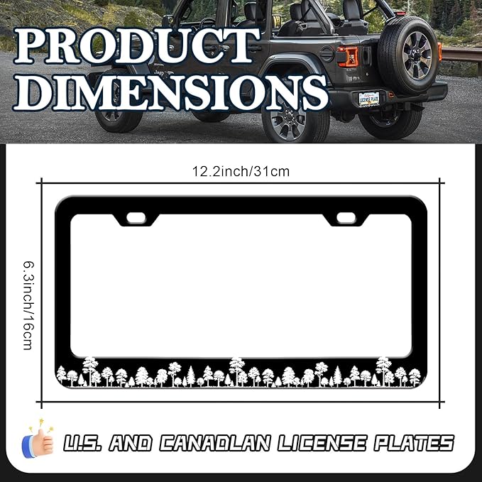 Forest License Plate Frames - Image 2