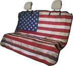 Back Seat Cover for Car Trucks Van SUV, Waterproof Rear Bench Towel Seat Covers by LoyaGour