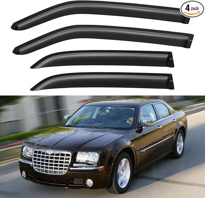 Window Visors Rain Guards Shield by YQAUTEC