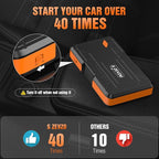 S ZEVZO Jump Starter 1000A Peak Portable Jump Starter - Image 6