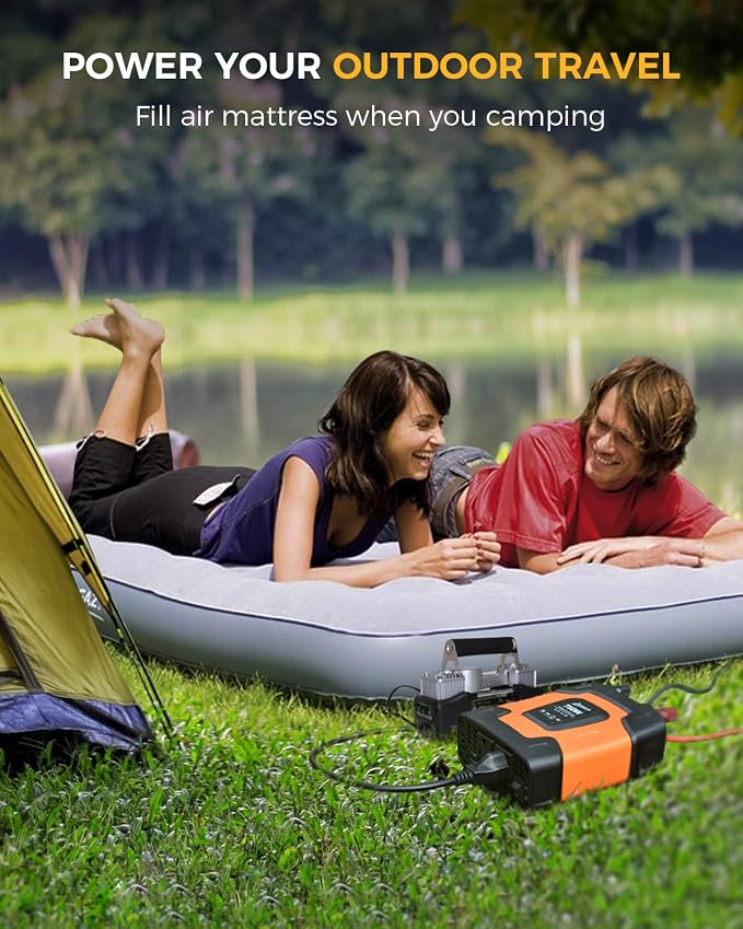 Ampeak 750W Power Inverter 4.8A Dual USB Ports 2 AC Outlets Car Inverter DC 12V - Image 5