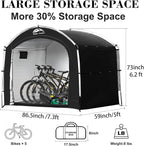 Happy Travel Bike Storage Tent Shed, Outdoor Waterproof Bicycle Covers Shelter - Image 2