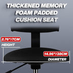 Shop Stool with Backrest, Mechanic Garage Stool - Image 9