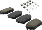 Premium Ceramic Rear Brake Pads Compatible - Image 2