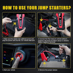 Scatach 011 3500A Car Battery Jump Starter, 12V Jump Starter Battery Pack - Image 5