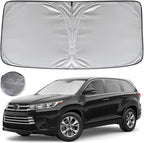 KAYZT Windshield Sun Shade for 2014-2019 Toyota Highlander SUV Foldable by KAYZT