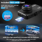 Dash Cam Front and Rear, Dash Camera - Image 5