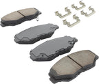 Premium Semi-Metallic Front Brake Pads Compatible - Image 2
