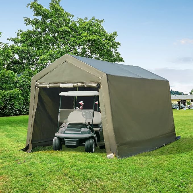 ADVANCE OUTDOOR 10X10 ft Heavy Duty Outdoor Patio Portable Canopy Storage - Image 7