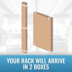 MonsterRax Overhead Garage Storage Racks 3x8’ Ceiling Mounted Shelving - Image 4