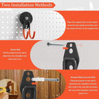 Heavy Duty Storage Magnetic Utility Hooks Large Garage Magnet Hooks - Image 4