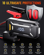 Car Battery Jump Starter Portable, 6000A 12V Car Jumper Starter - Image 4