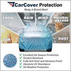iCarCover Premium Car Cover for 1955-1957 Chevy Nomad Wagon Heavy Duty - Image 5