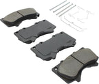Premium Semi-Metallic Front Brake Pads Compatible - Image 2