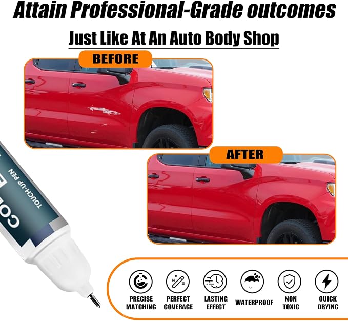 Red Hot Touch Up Paint Compatible - Image 2