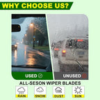QUALITY 21in + 20in Premium All-Season Windshield Wiper Blades - Image 4