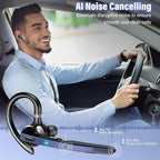 Bluetooth Headset, Wireless Bluetooth 5.3 Earpiece, 90Hrs Hands Free Headset - Image 5