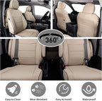 EKR Sienna Seat Covers for 2011-2020 Toyota Sienna LE, XLE Premium 2nd Row - Image 3