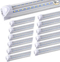 8ft LED Shop Light Fixture, 100W 15000LM 6000K, Cold White, V Shape, Hight by DOUYIDOUBEST-LEDLIGHTING