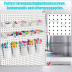 Yookeer 20 Pcs Pegboard Bins and Cups - Image 4