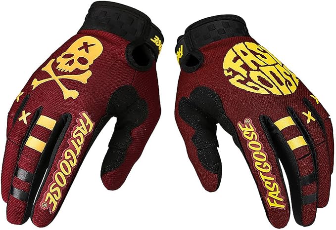 Dirt Bike Motorcycle Gloves for Men Women Finger Touchscreen Motorbike Gloves by QUENLOOP