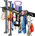 22‘’/25‘’/31‘’Black Wall-Mounted Tool Storage Rack, Suitable - Image 4