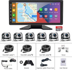 6 Channel Backup Camera System, 1080P Rearview Camera - Image 4