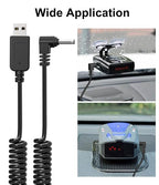 Radar Detector Cable with USB to DC3.5 Plug, Power Cable - Image 5