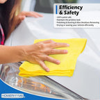 HOMERHYME Microfiber Cleaning Cloth, 100 Pack Cleaning Rags Microfiber Towel - Image 5