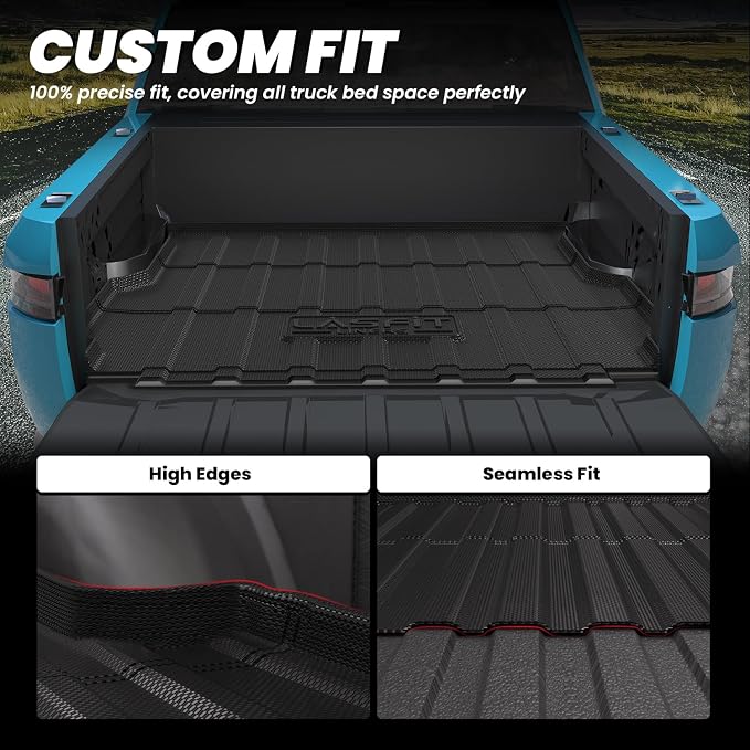 LASFIT Truck Bed Mat Fits for Rivian R1T 2025 2024 2023 2022 Accessories - Image 3