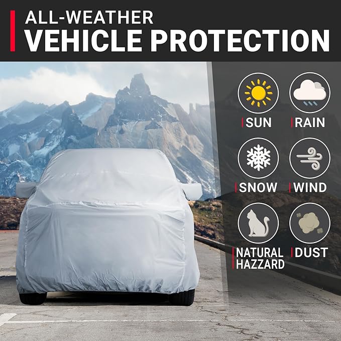 iCarCover Fits 2014-2024 Silverado 1500 Crew Cab, 6.5 ft Regular Bed Chevy - Image 2