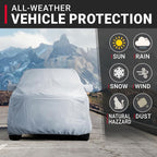 iCarCover Fits 2016-2023 Tacoma Double Cab, 5.0 ft Short Bed Toyota Truck Cover - Image 2
