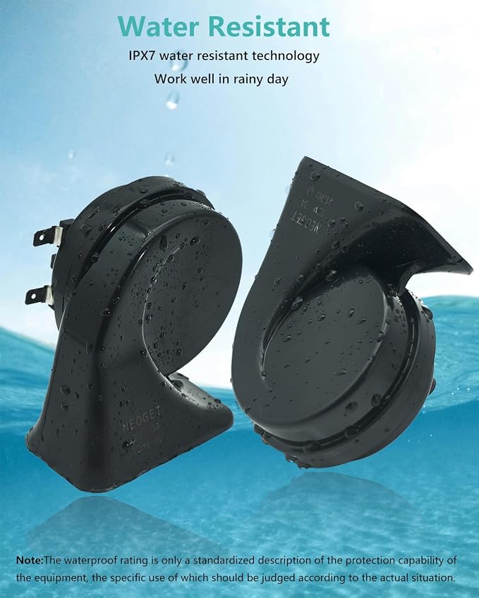 Car Horn Kit for Ford Chevrolet Ram GMC Tesla, 12V Loud Waterproof Auto Horn - Image 8