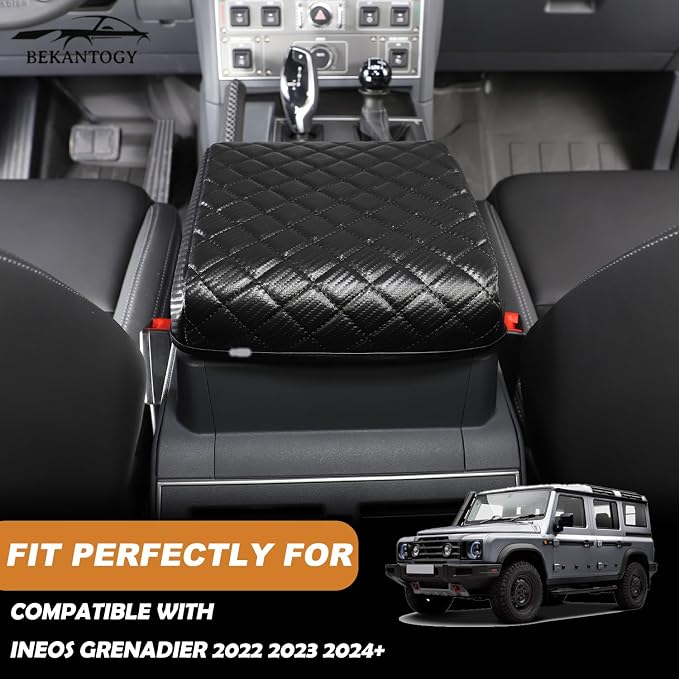 Car Armrest Box Cover Protector Compatible - Image 4