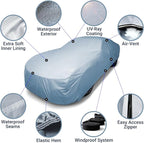 iCarCover Premium Car Cover for 1967-1970 Pontiac Executive Wagon Heavy Duty - Image 4