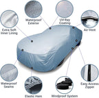 iCarCover Premium Car Cover for 1964-1970 Pontiac Tempest 2-Door Heavy Duty - Image 4