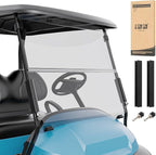 10L0L Golf Cart Windshield for Club Car Precedent 2004-Up, 2017-Up Onward by 10L0L